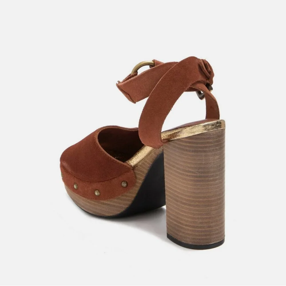 NWOB Free People Justine Platform Sandal
